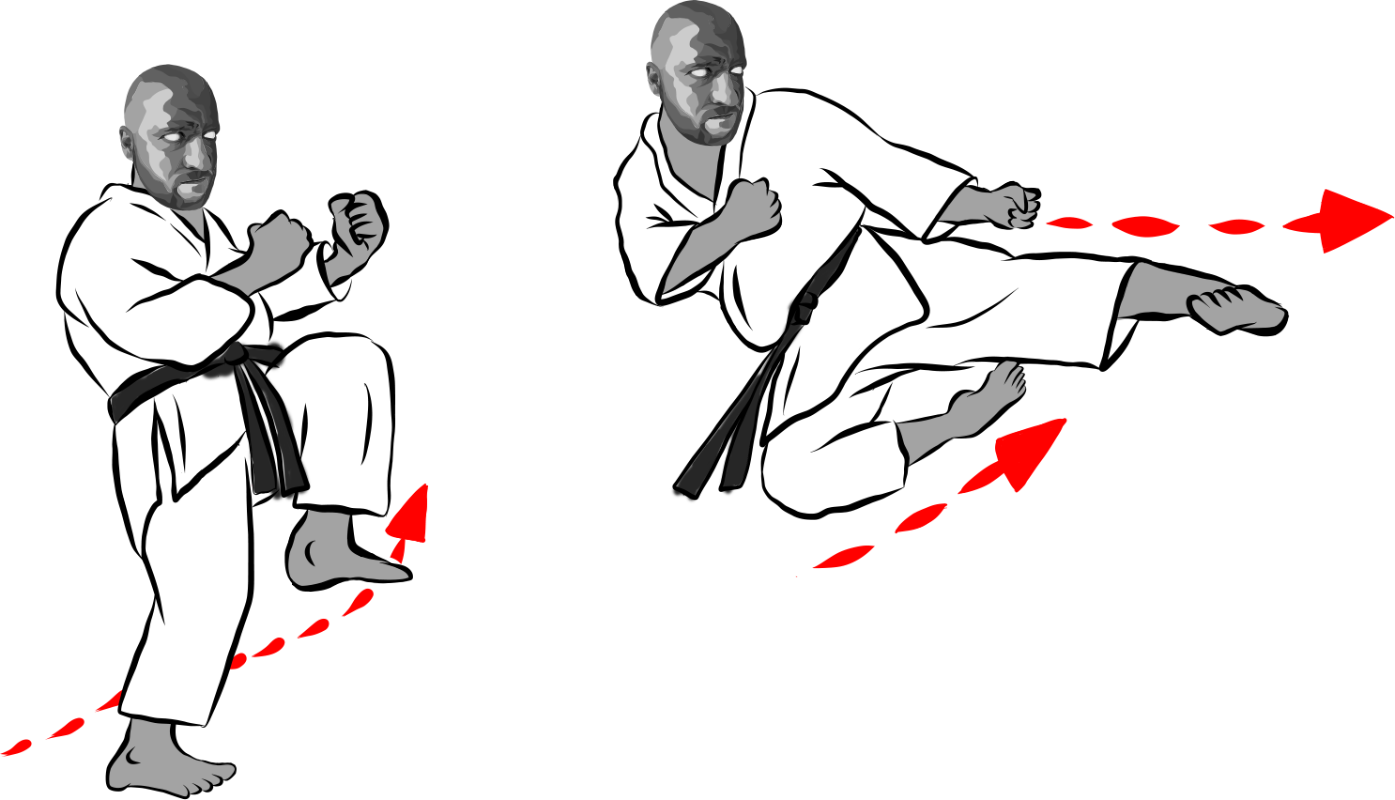 Yoko-tobi geri (Side (jumping/flying) kick)
